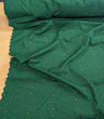 Cotton Eyelet Poly Cotton Fabric - Assorted Colors, Floral Eyelet Embroidery, Scalloped Borders, 44/45" Width (1 Yard)