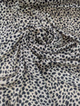 Printed Charmeuse Animal Print 100% Polyester Fabric - Light Brown/Tan Animal Print, 58/59" Width (1 Yard)