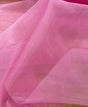 Crystal Organza Polyester Fabric - Bubblegum Pink, 58/59" Width (1 Yard)