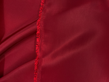 Dark Red Taffeta Polyester Fabric - Dark Red Solid, 58/59" Width (1 Yard)