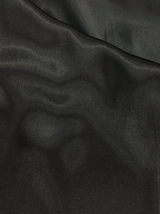 Charmeuse Polyester Fabric - Black, 58/59" Width (1 Yard)