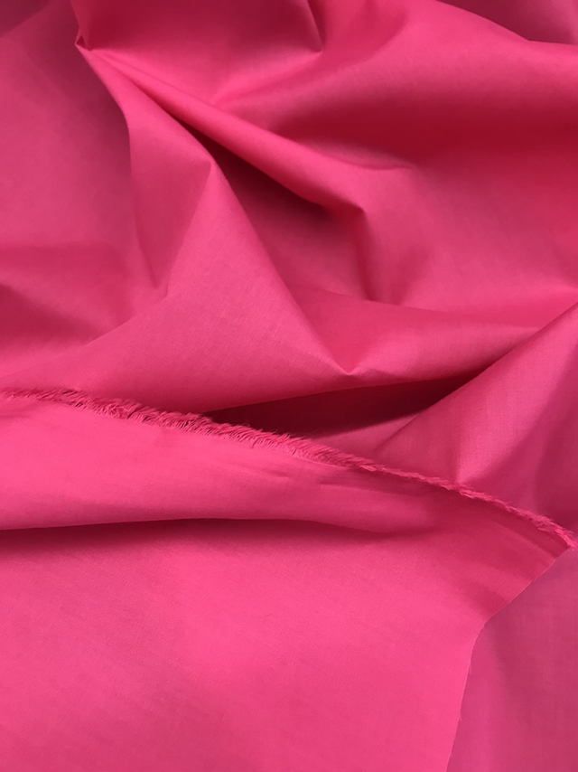 Solid Poly Cotton Fabric - Hot Pink, 58/59" Width (1 Yard)