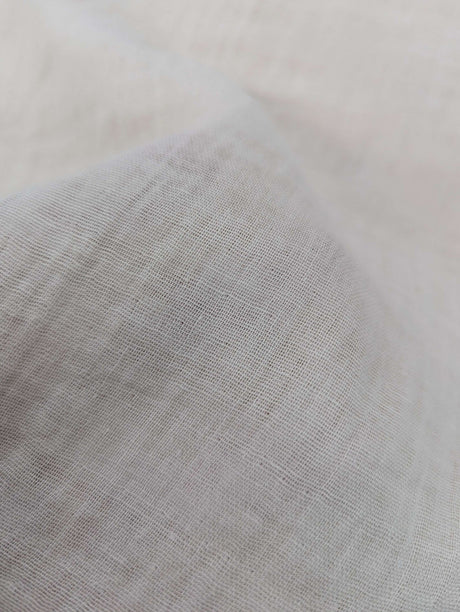 Double Cotton Gauze Cotton Fabric - Offwhite, 55/56" Width (1 Yard)