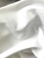 White Poly Poplin Polyester Fabric - Solid White, 58/59" Width (1 Yard)