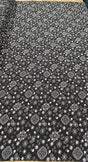 Bandana Poly Cotton Fabric - Paisley Bandana Print, Black, Red, Pink, Royal Blue, Yellow, 59/60" Width (1 Yard)