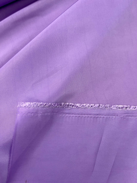 Taffeta Polyester Fabric - Dark Lavender Solid, 58/59" Width (1 Yard)