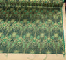 Church Metallic Brocade Wheat And Cross Polyester Brocade Fabric - Green, Red, Gold And Purple, Metallic Cross, Grapes And Wheat Jacquard, 58-59" Width (1 Yard)