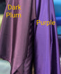 Stretch Charmeuse Polyester Spandex Fabric - Purple, Dark Plum, 58-59" Width (1 Yard)