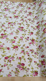 Roses Polycotton Fabric - Floral Roses Print, 59/60" Width (1 Yard)
