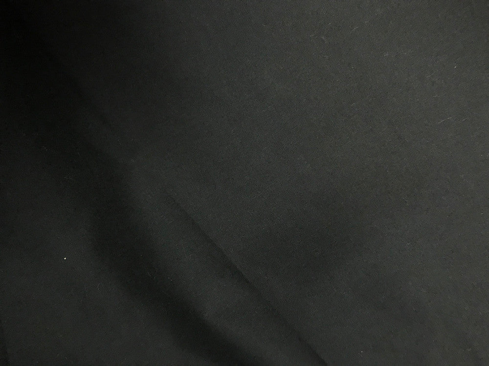 Classic Solid Poly Cotton Fabric - Black, 58-59" Width (1 Yard)