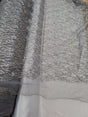 Glitter Lace Polyester Fabric - Sheer Mesh, Allover Glitter, 59/60" Design Width, 65/66" Total Width (1 Yard)