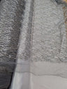 Glitter Lace Polyester Fabric - Sheer Mesh, Allover Glitter, 59/60" Design Width, 65/66" Total Width (1 Yard)
