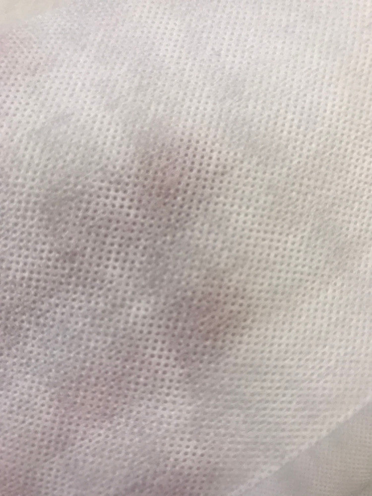 Non Woven Iron-On Fusible Interfacing Polyester Fabric - White, 58/60" Width (1 Yard)