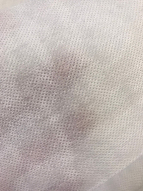 Non Woven Iron-On Fusible Interfacing Polyester Fabric - White, 58/60" Width (1 Yard)