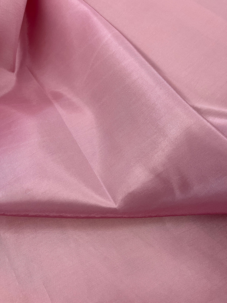 Rose Polyester Taffeta Fabric - Solid Rose, 58/59" Width (1 Yard)
