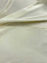 Charmeuse Polyester Fabric - Ivory, 58/59" Width (1 Yard)
