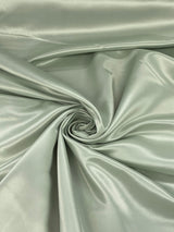 Dull Satin Peau De Soie Polyester Fabric - Sage, Matte Finish, 58/59" Width (1 Yard)