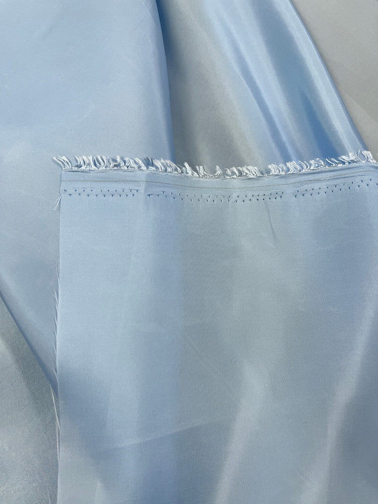 Pale Blue Taffeta Polyester Fabric - Solid Pale Blue, 58/59" Width (1 Yard)