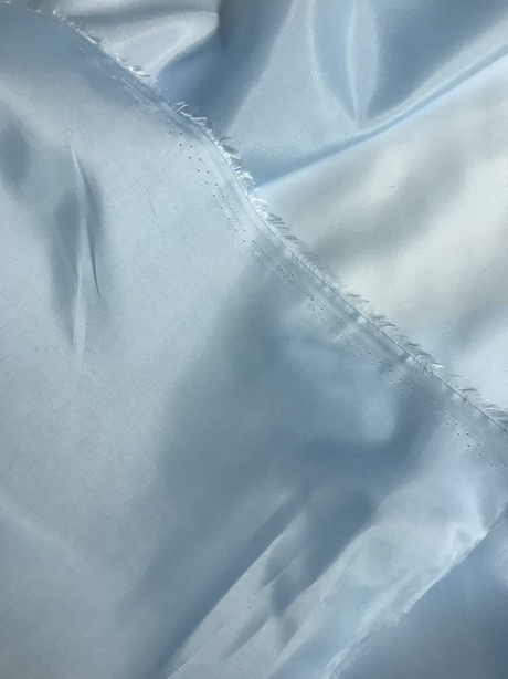 Baby Blue Polyester Lining Fabric - Baby Blue, Lightweight, 58/59" Width (1 Yard)