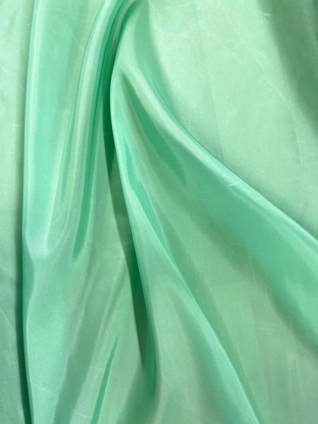 Solid Taffeta Polyester Fabric - Mint Green, 58/59" Width (1 Yard)