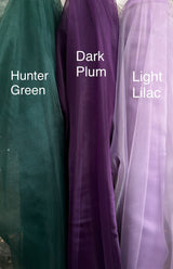 Crystal Organza Polyester Fabric - Light Lilac, Sheer, Shimmery, 58/59" Width (1 Yard)