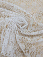 Raschel Lace 100 Percent Polyester Fabric - Floral Pattern, 58/59" Width (1 Yard)