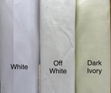 Taffeta Polyester Fabric - Dark Ivory Solid, 58/59" Width (1 Yard)
