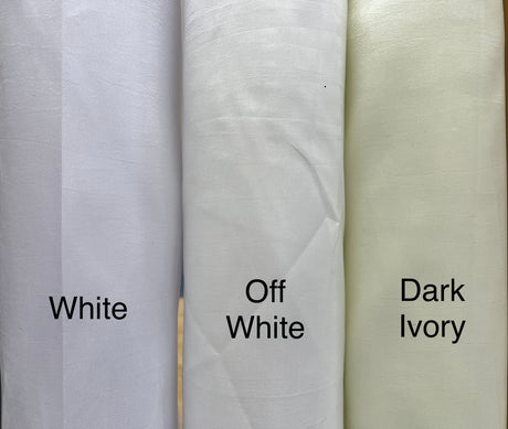 Taffeta Polyester Fabric - Dark Ivory Solid, 58/59" Width (1 Yard)
