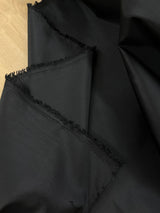 Solid Taffeta 100 Percent Polyester Fabric - Black, 58-59" Width (1 Yard)