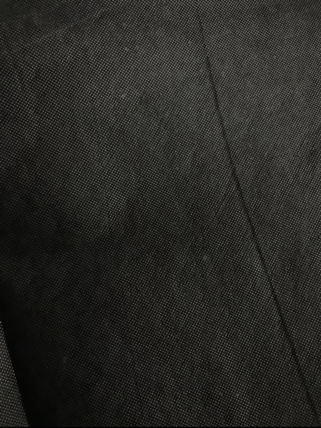 Non-Woven Iron-On Fusible Interfacing Polyester Fabric - Black, Medium Weight, 58-60" Width (1 Yard)