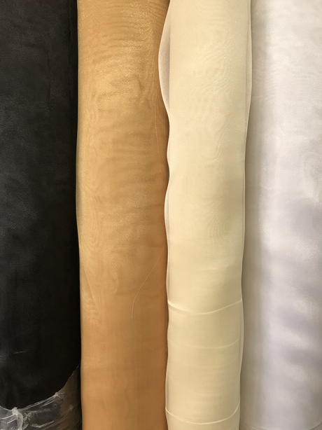 Crystal Organza 100 Percent Polyester Fabric - White, Sheer, 58/59" Width (1 Yard)