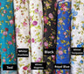 Roses Polycotton Fabric - Floral Roses Print, 59/60" Width (1 Yard)