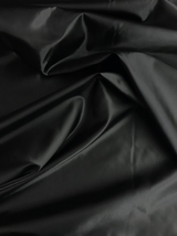 Black Polyester Lining Fabric - Solid, Lightweight, 58/59" Width (1 Yard)