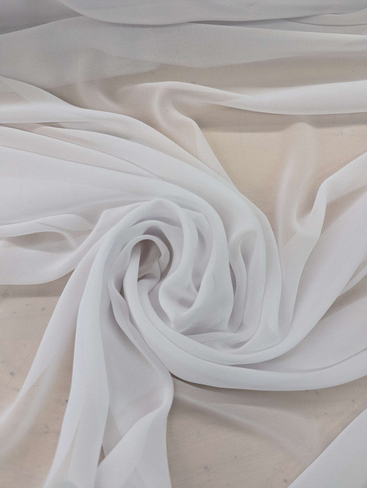 Sheer Chiffon Polyester Fabric - Multiple Colors, 58/59" Width (1 Roll/100 Yards)