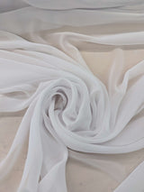 Sheer Chiffon Polyester Fabric - Multiple Colors, 58/59" Width (1 Roll/100 Yards)