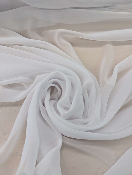 Sheer Chiffon Polyester Fabric - Multiple Colors, 58/59" Width (1 Roll/100 Yards)