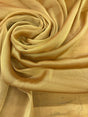 Two Tone Chiffon Polyester Fabric - Gold, 58/59" Width (1 Yard)