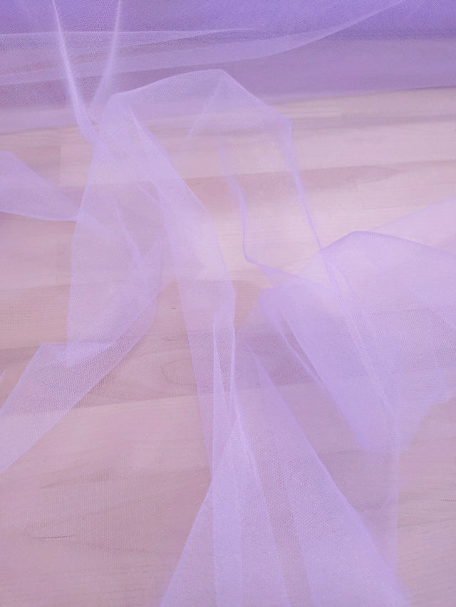 Crystal Tulle Mesh Polyester Fabric - Multiple Colors, Sheer Mesh, 58-59" Width (1 Yard)