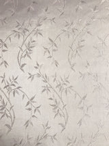 Ice Pink Metallic Vine Polyester Brocade Fabric - Ice Pink, Metallic Silver Vine Pattern, 58/59" Width (1 Yard)