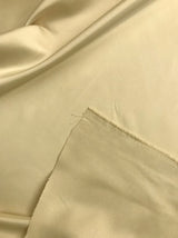 Dull Satin Peau De Soie Polyester Fabric - Light Champagne, 58/59" Width (1 Yard)