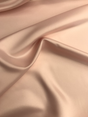 Peau De Soie Polyester Dull Satin Fabric - Blush Pink, 58/59" Width, Medium Weight (1 Yard)