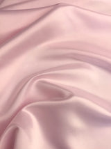 Peau De Soie Dull Satin Polyester Satin Fabric - Pink Matte, 58/59" Width (1 Yard)