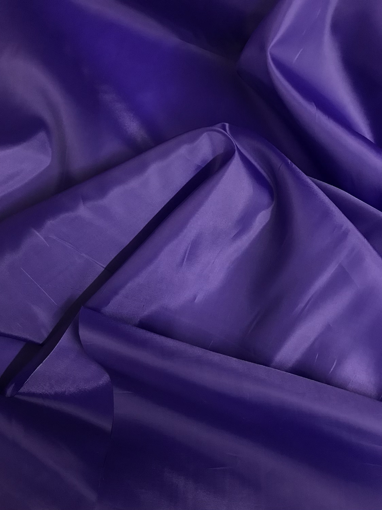 Solid Lining Polyester Fabric - Dark Purple, 58/59" Width (1 Yard)