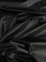 Black Polyester Lining Fabric - Solid, Lightweight, 58/59" Width (1 Yard)