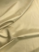 Dull Satin Peau De Soie Polyester Fabric - Light Champagne, 58/59" Width (1 Yard)