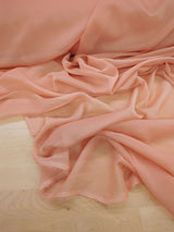Two Tone Chiffon Polyester Fabric - Peach, Two-Tone, 58/59" Width (1 Yard)