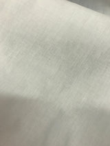 Broadcloth Poly Cotton Fabric - White, 58/59" Width (1 Yard)
