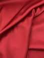 Charmeuse Polyester Fabric - Red, 58/59" Width (1 Yard)