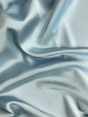 Baby Blue Charmeuse Polyester Fabric - Baby Blue, 58/59" Width (1 Yard)