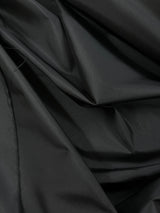 Solid Taffeta 100 Percent Polyester Fabric - Black, 58-59" Width (1 Yard)